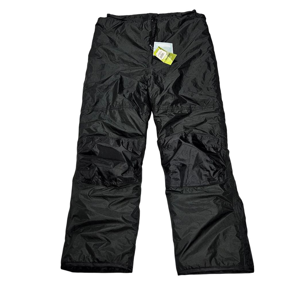 NWT Sledmate Snowpants Size XL Black Soft Touch Taped Seams Lightweight Snow